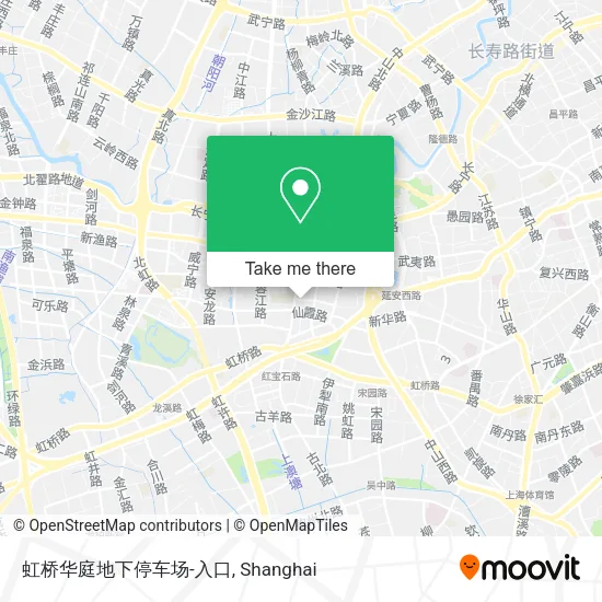 虹桥华庭地下停车场-入口 map