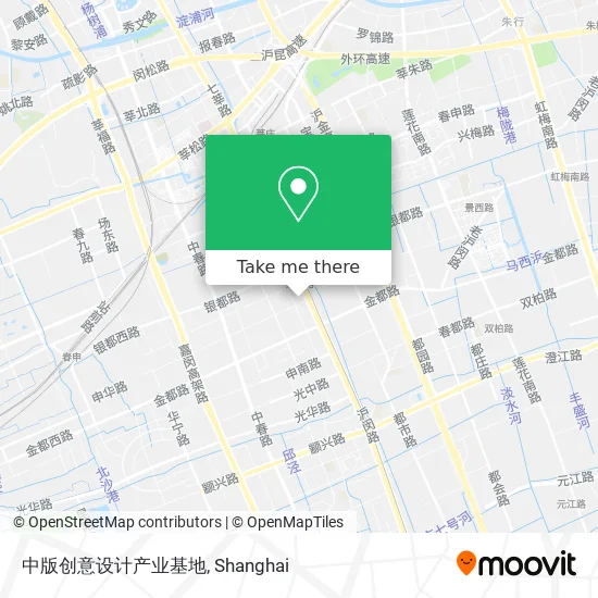 中版创意设计产业基地 map