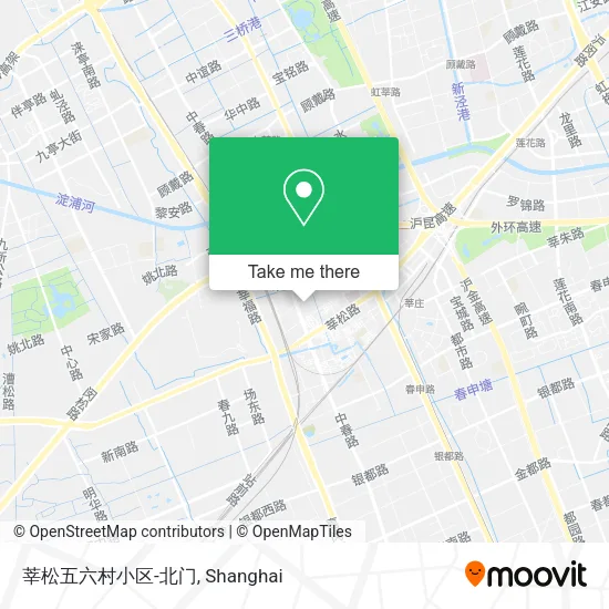 莘松五六村小区-北门 map