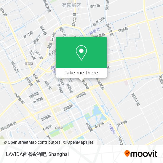 LAVIDA西餐&酒吧 map