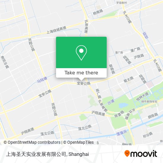 上海圣天实业发展有限公司 map