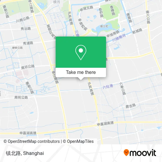 镇北路 map