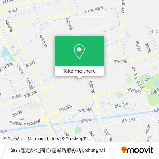 上海市嘉定城北圆通(思诚路服务站) map