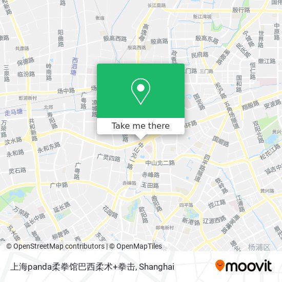 上海panda柔拳馆巴西柔术+拳击 map