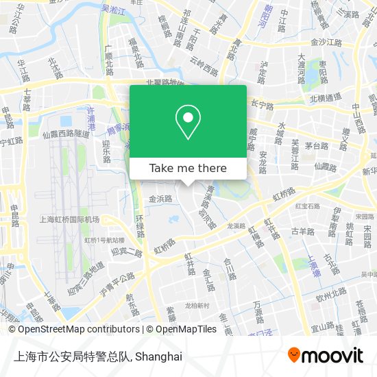 上海市公安局特警总队 map