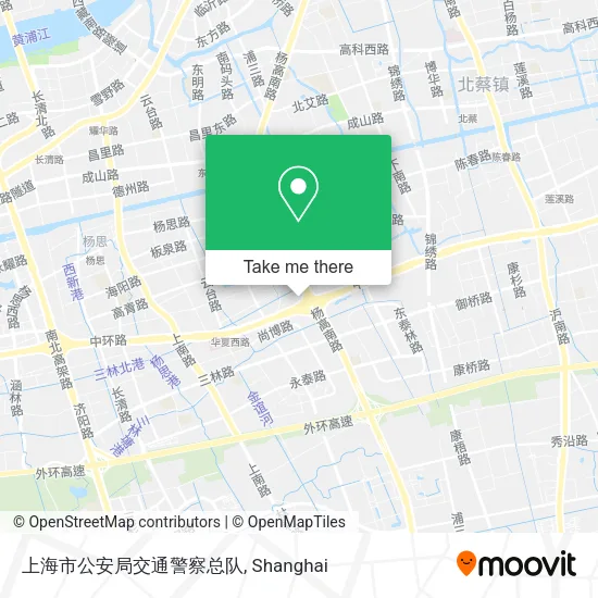 上海市公安局交通警察总队 map