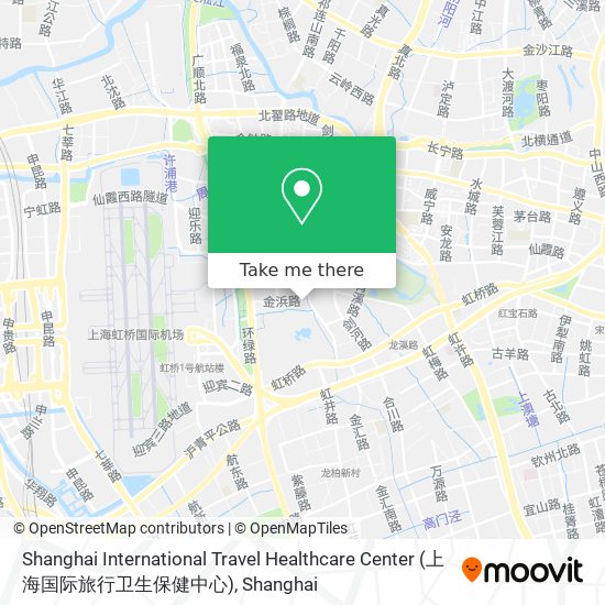 Shanghai International Travel Healthcare Center (上海国际旅行卫生保健中心) map