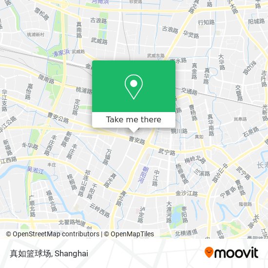 真如篮球场 map