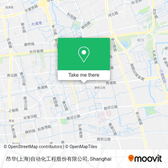 昂华(上海)自动化工程股份有限公司 map