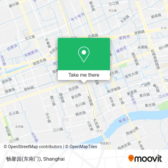 畅馨园(东南门) map
