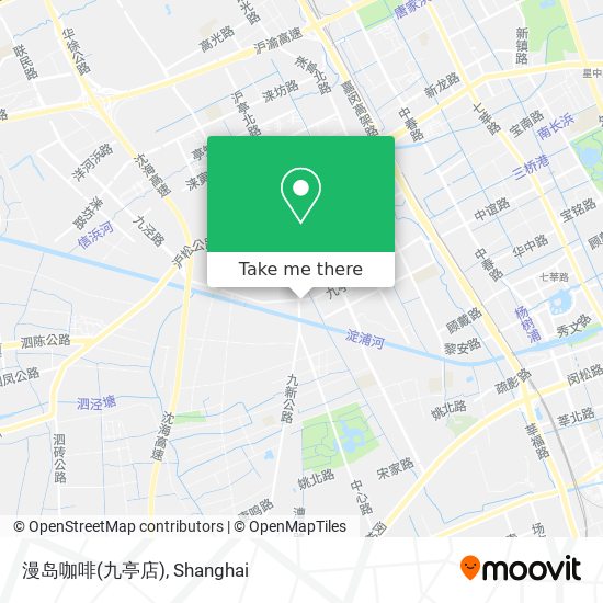 漫岛咖啡(九亭店) map