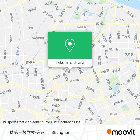 上财第三教学楼-东南门 map