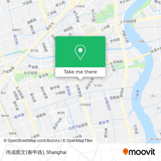 伟成图文(春申路) map