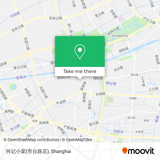 何记小菜(市台路店) map