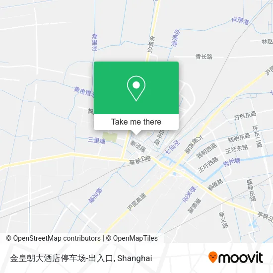 金皇朝大酒店停车场-出入口 map
