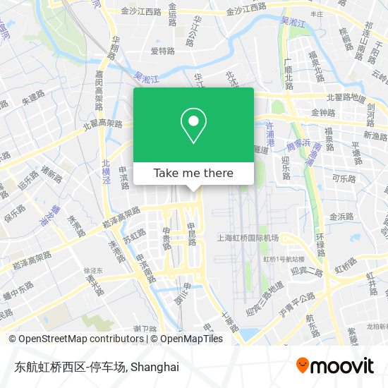 东航虹桥西区-停车场 map