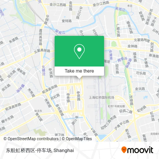 东航虹桥西区-停车场 map
