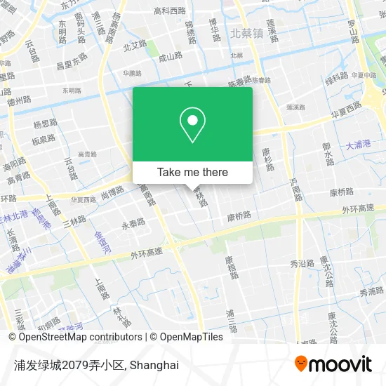 浦发绿城2079弄小区 map