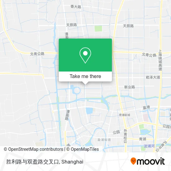 胜利路与双盈路交叉口 map