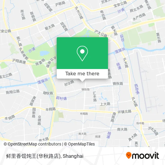 鲜里香馄饨王(华秋路店) map