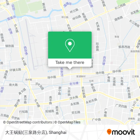 大王锅贴(三泉路分店) map
