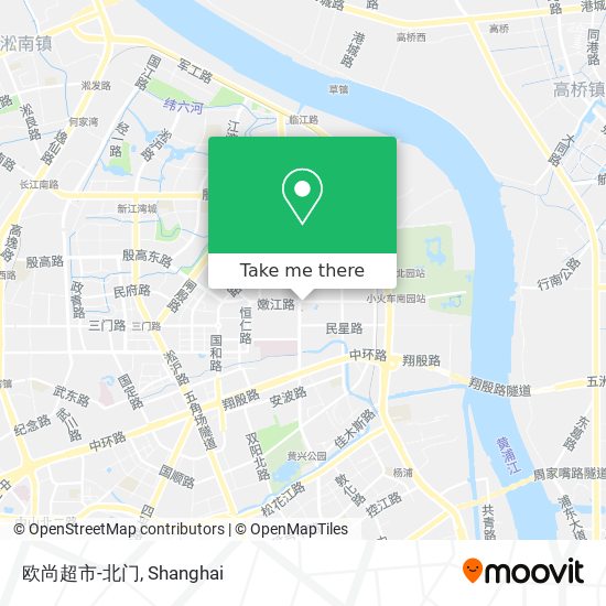 欧尚超市-北门 map