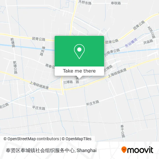 奉贤区奉城镇社会组织服务中心 map