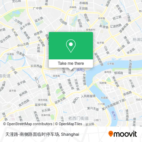 天潼路-南侧路面临时停车场 map