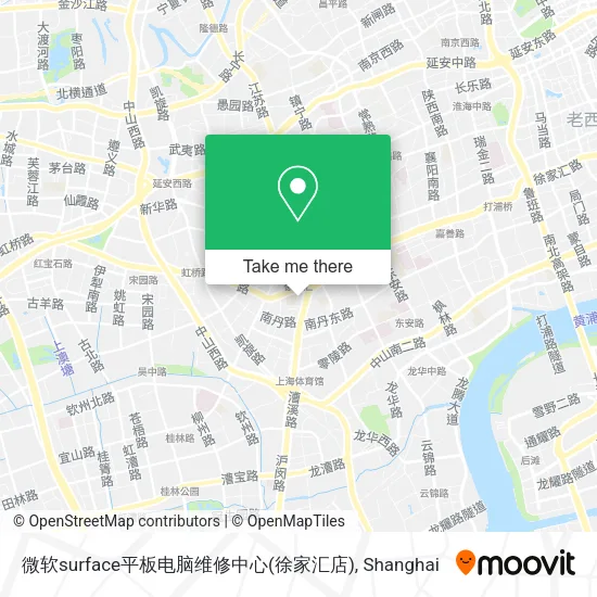 微软surface平板电脑维修中心(徐家汇店) map