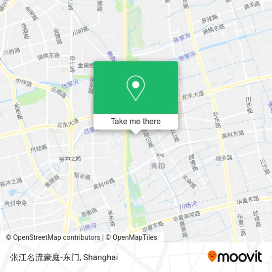 张江名流豪庭-东门 map