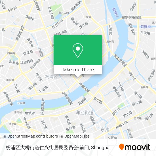 杨浦区大桥街道仁兴街居民委员会-前门 map