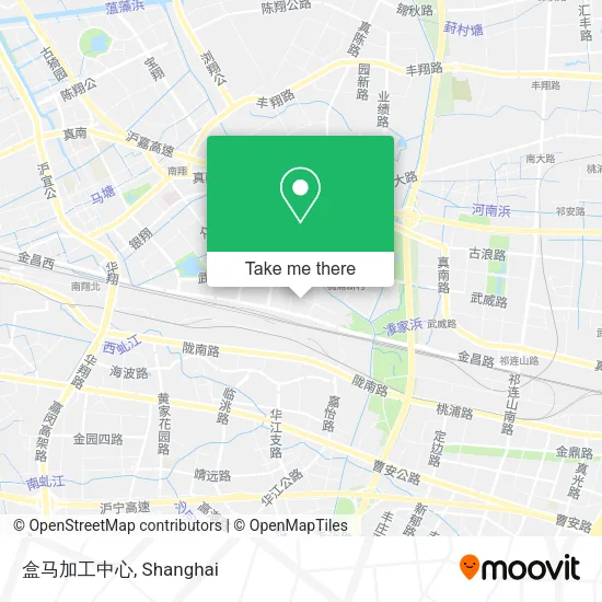 盒马加工中心 map