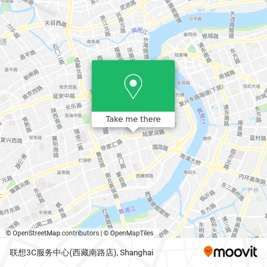 联想3C服务中心(西藏南路店) map