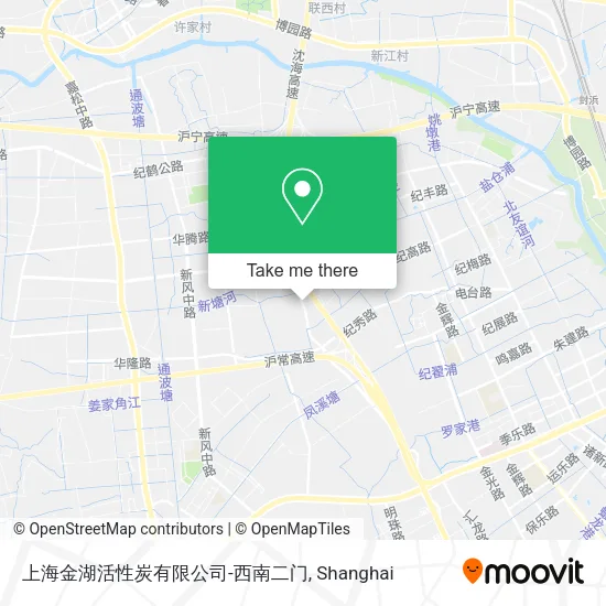 上海金湖活性炭有限公司-西南二门 map