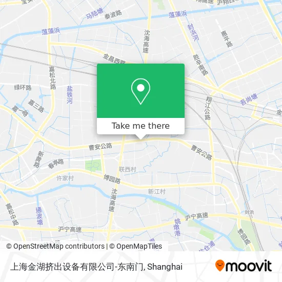 上海金湖挤出设备有限公司-东南门 map
