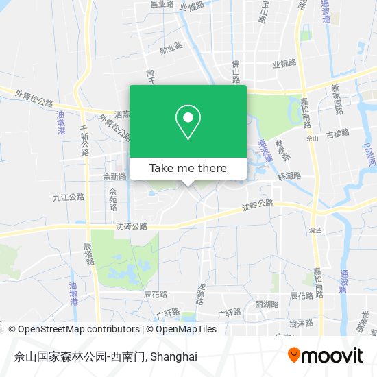 佘山国家森林公园-西南门 map
