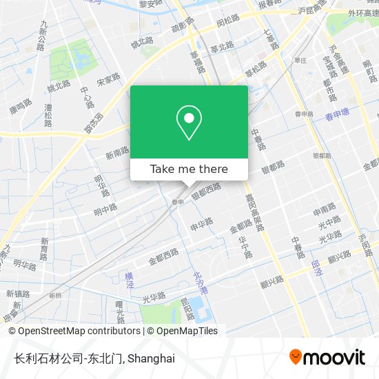 长利石材公司-东北门 map