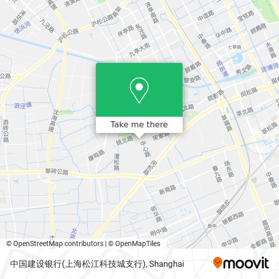 中国建设银行(上海松江科技城支行) map