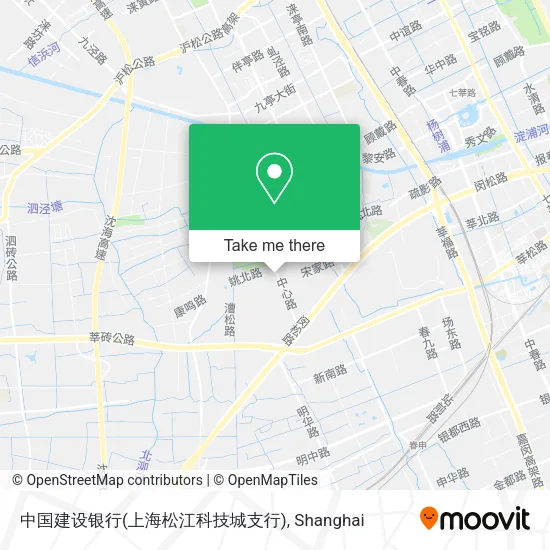 中国建设银行(上海松江科技城支行) map