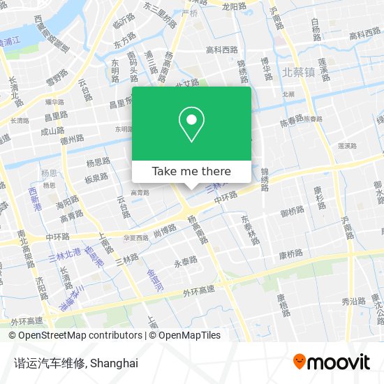 谐运汽车维修 map