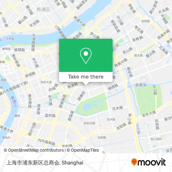 上海市浦东新区总商会 map