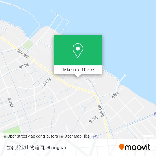 普洛斯宝山物流园 map