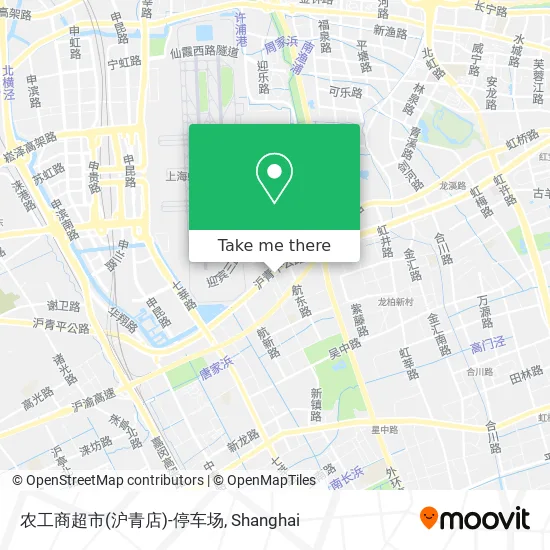 农工商超市(沪青店)-停车场 map