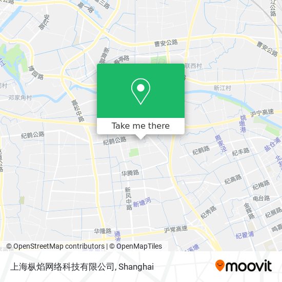 上海枞焰网络科技有限公司 map