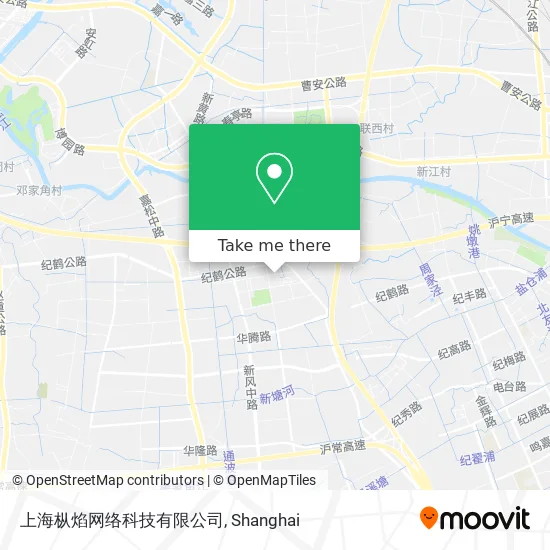 上海枞焰网络科技有限公司 map