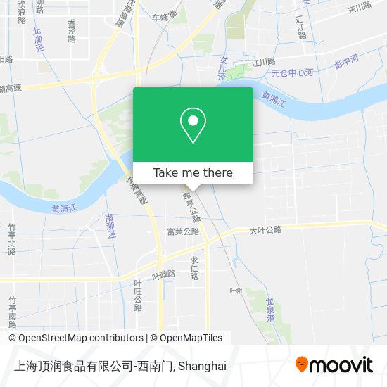 上海顶润食品有限公司-西南门 map