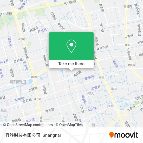 容胜时装有限公司 map