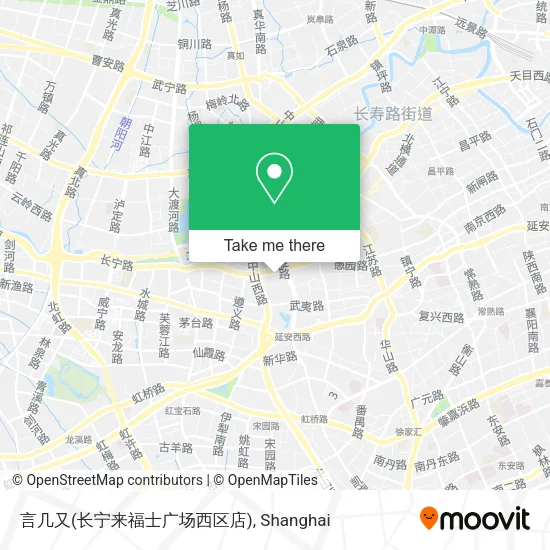 言几又(长宁来福士广场西区店) map