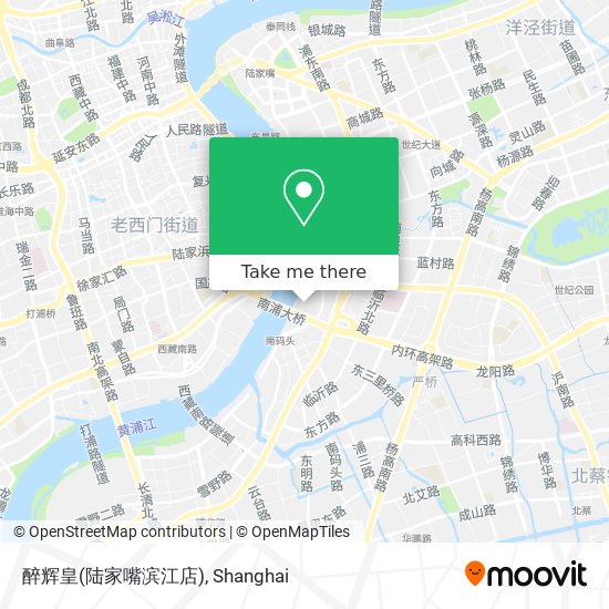 醉辉皇(陆家嘴滨江店) map