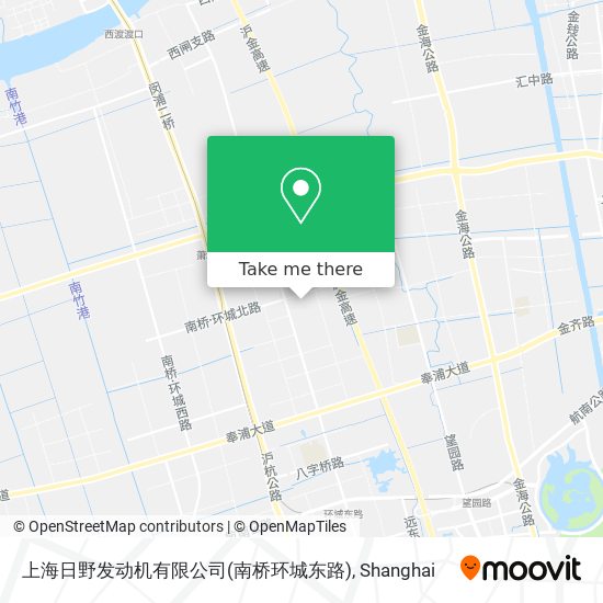 上海日野发动机有限公司(南桥环城东路) map